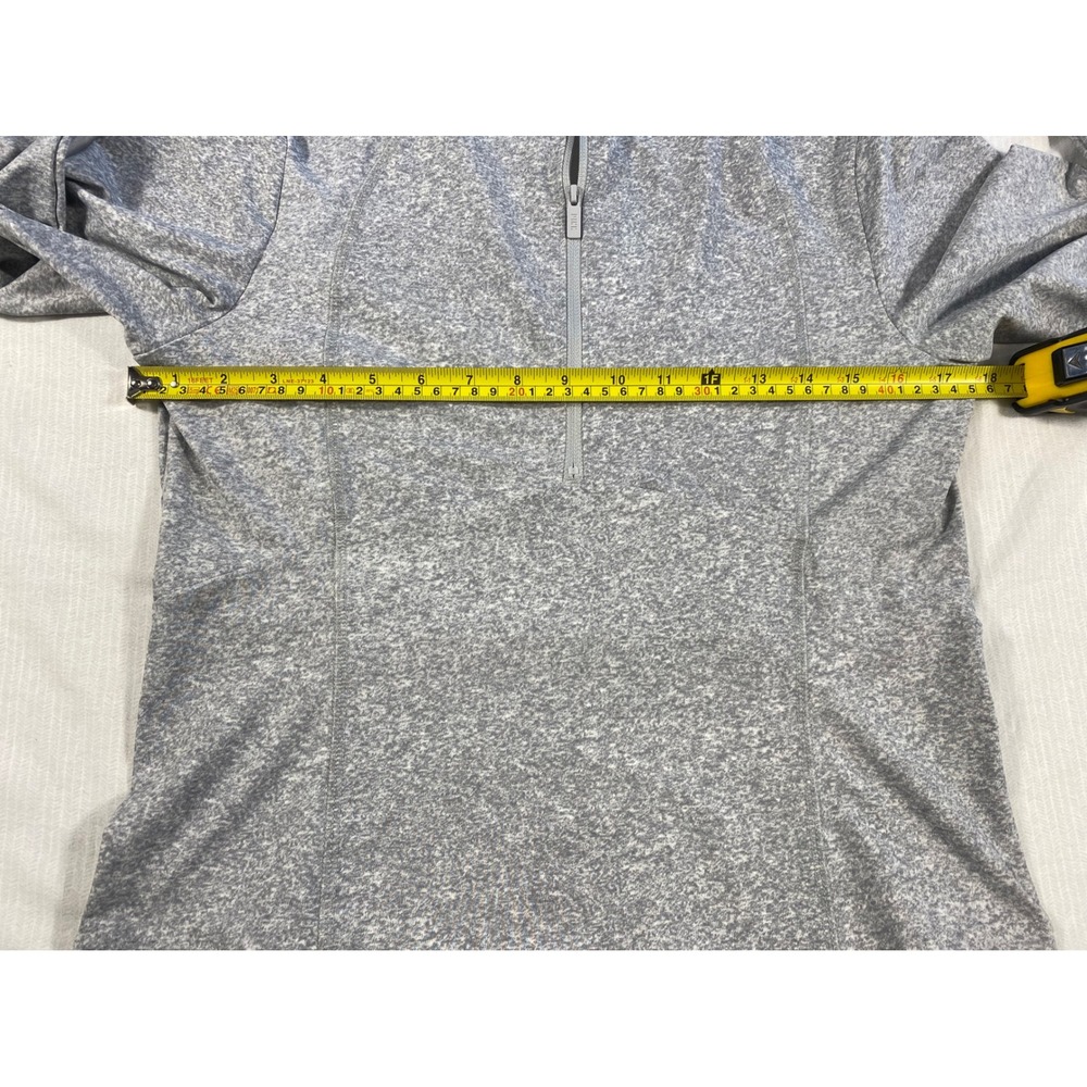 PINK Active Gray Quarter Zip Pullover Athletic To… - image 10